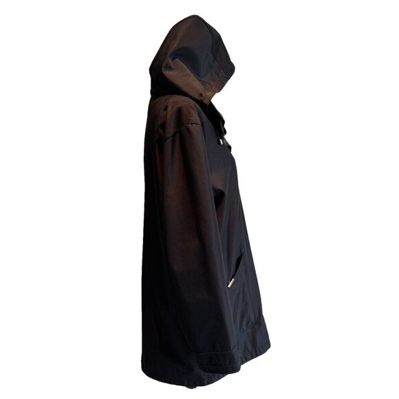 London Fog Water Resistant Hooded Softshell Jacket In Black Size M womans - Picture 4 of 16